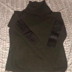 Sweater with elbow patches